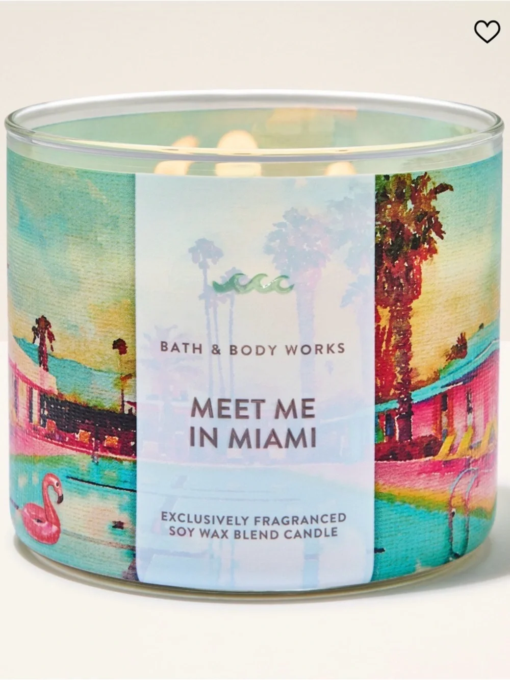 Bath & Body Works Meet Me in Miami 3-Wick Candle